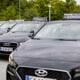 Drive Trafik skolevogne på række